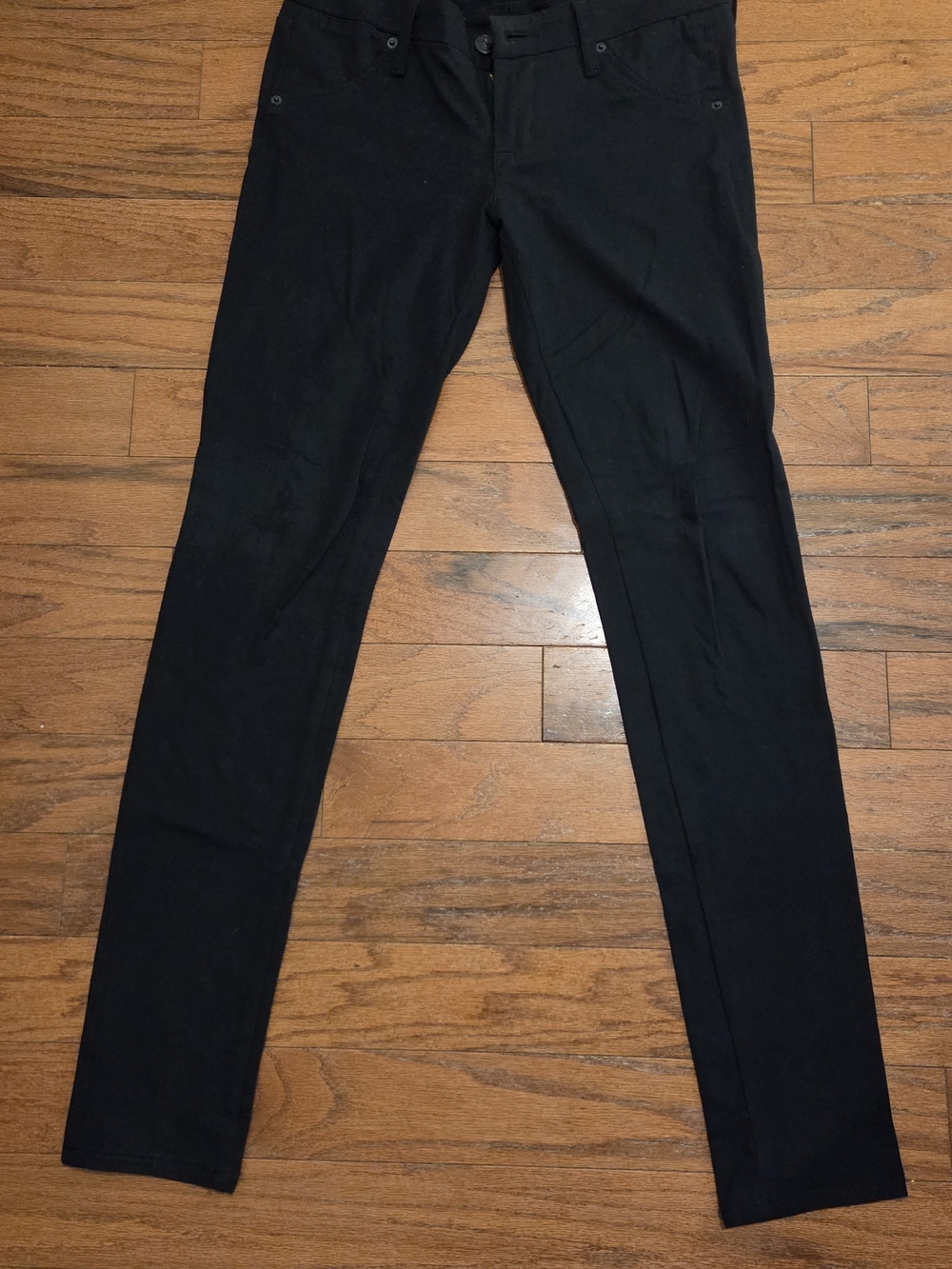 Hudson Jeans Black Skinny Jeans Size 27